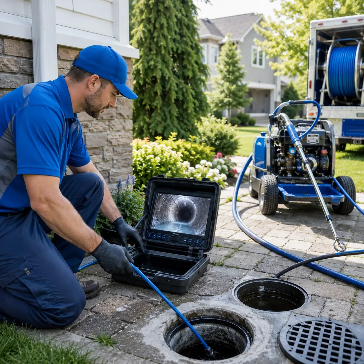 Outdoor drain cleaning professionals serving Richton Park, IL