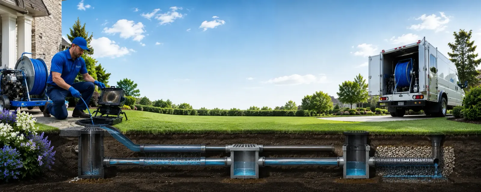Outdoor drain cleaning information for Richton Park, IL